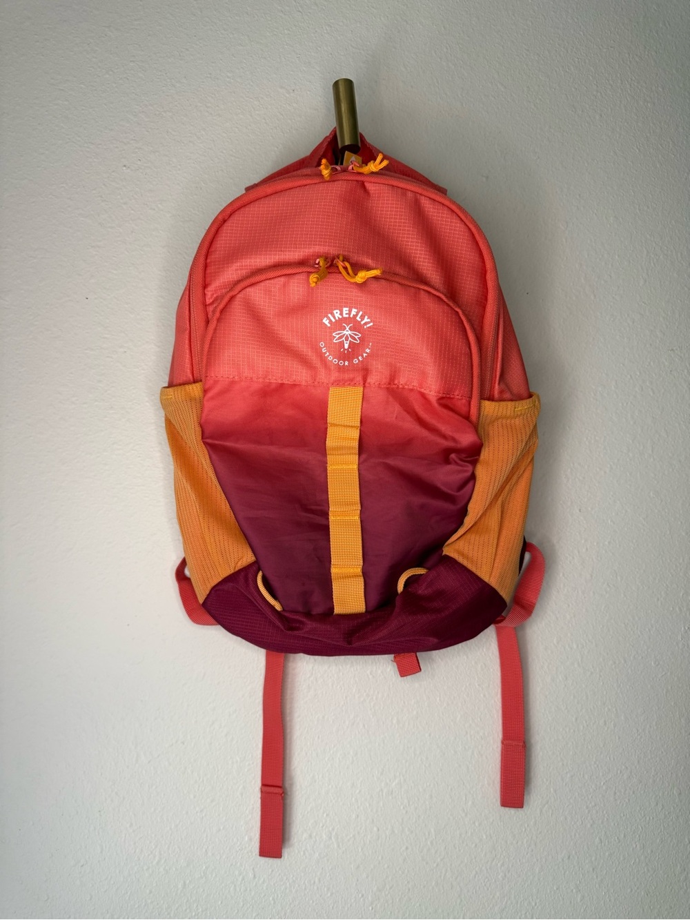Firefly Outdoor Gear Kids Backpack Coral Orange Lightweight School Hiking Pack